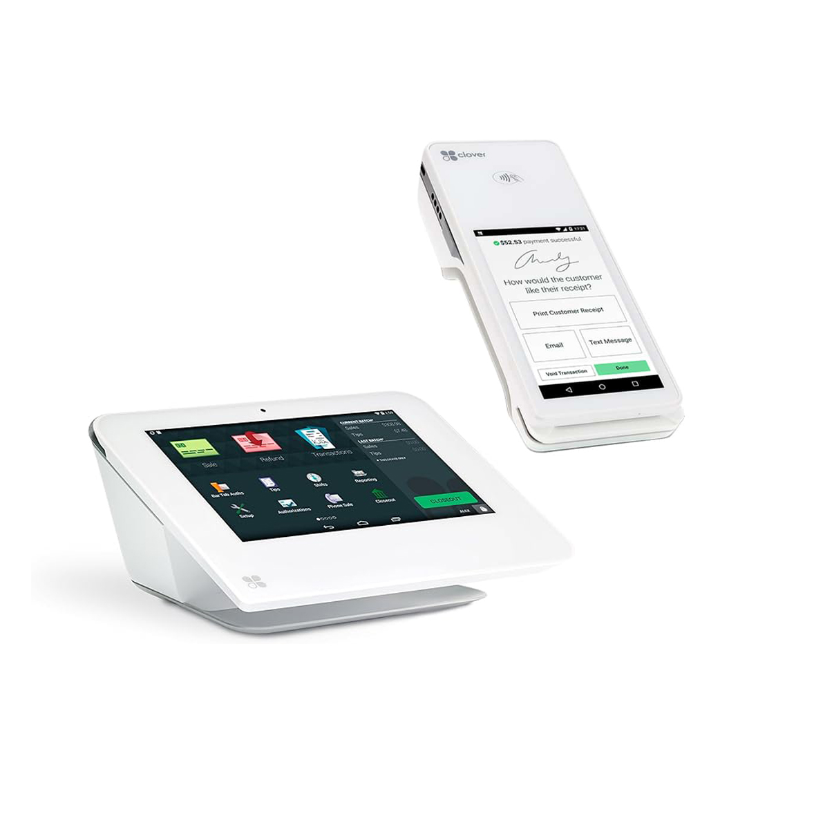 Clover Mini and Clover Flex POS